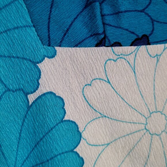 Vintage 60s Cotton Floral Maxi Dress - Picture 5 of 11